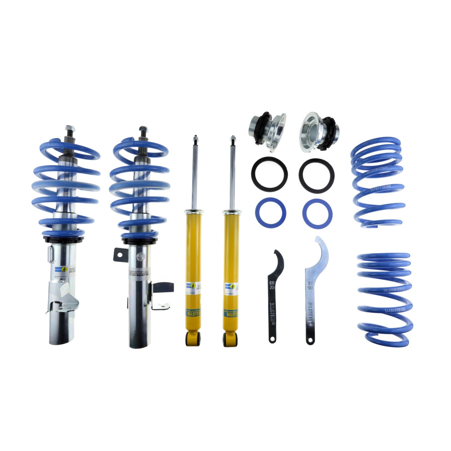 Bilstein B14 (PSS) 13-18 Ford Focus ST L4 Front & Rear Monotube Performance Suspension Kit - 47-232952