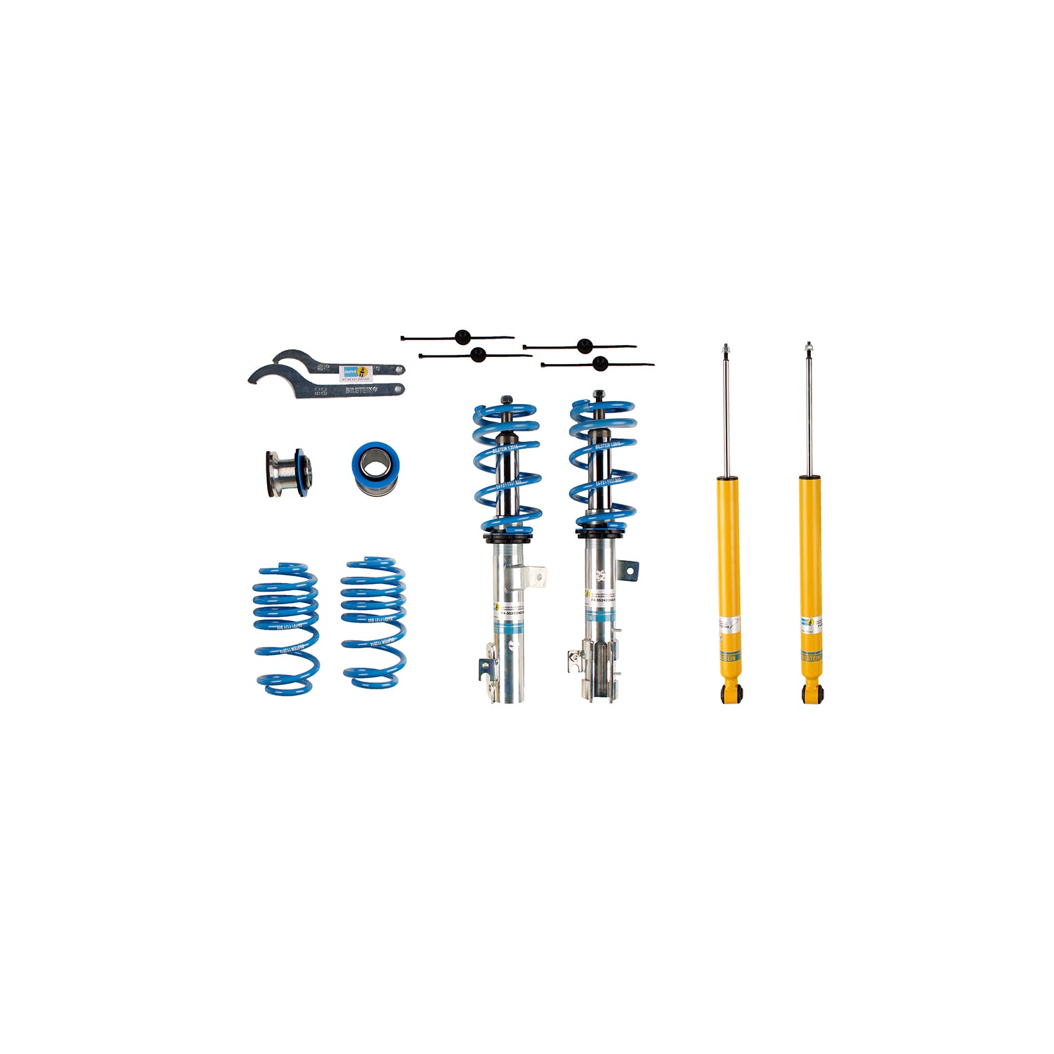 Bilstein B14 (PSS) 14-18 Ford Fiesta / Fiesta ST Front & Rear Performance Suspension System - 47-242043