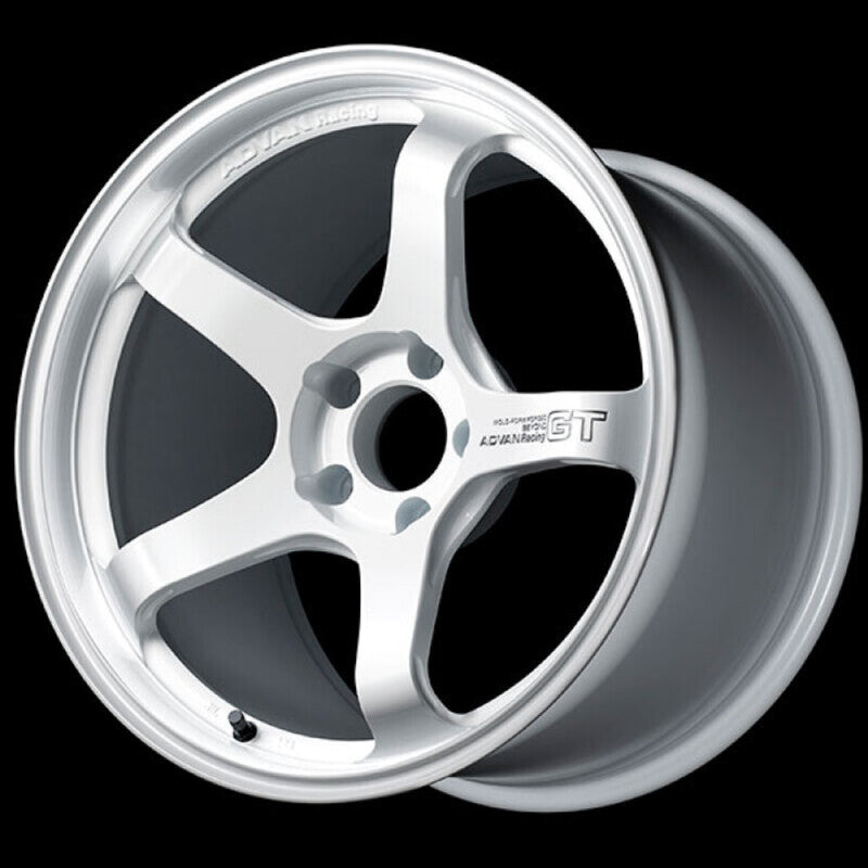 Advan GT Beyond 18x8.5 +37 5-114.3 Racing White Wheel - YAQB8H37EW