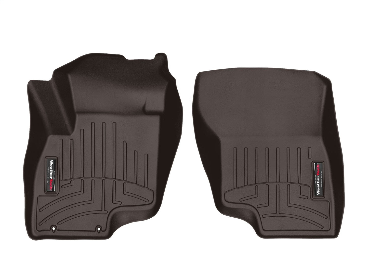 Weathertech - FloorLiner™ DigitalFit® Cocoa Front & Rear Set 18-22 Mitsubishi Outlander-PHEV - 471307-1-2