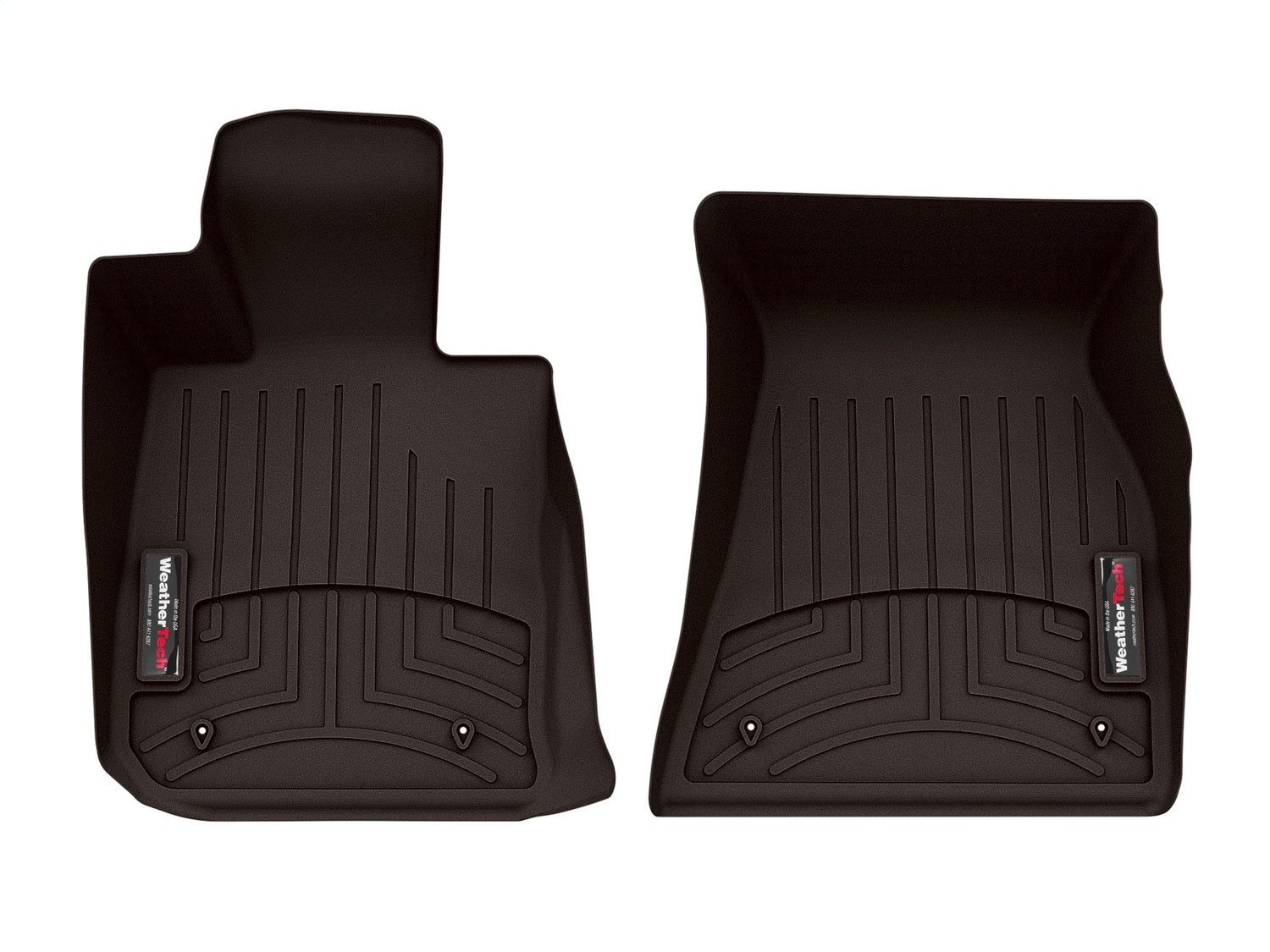 Weathertech - FloorLiner™ DigitalFit® Cocoa Front & Rear Set 19-20 BMW 3-Series - 471530-1-2