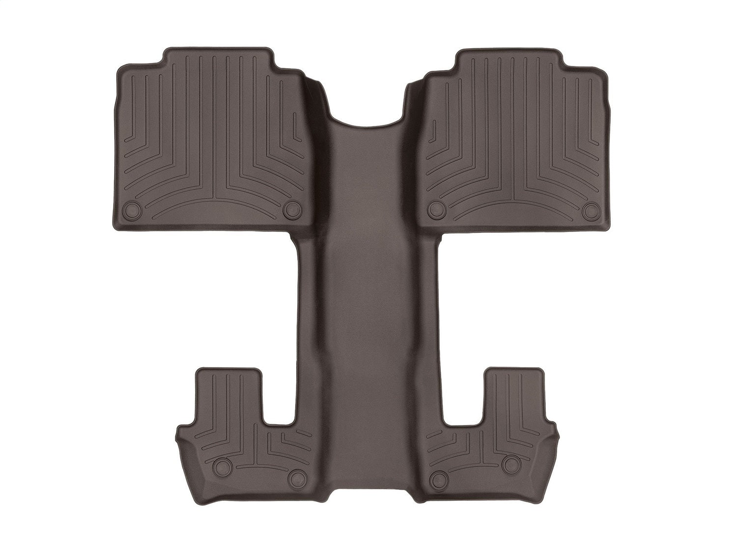Weathertech - FloorLiner™ DigitalFit® - Cocoa Rear 20-26 Mercedes Benz GLS / 21-26 Mercedes Benz GLS63-AMG - 4715952