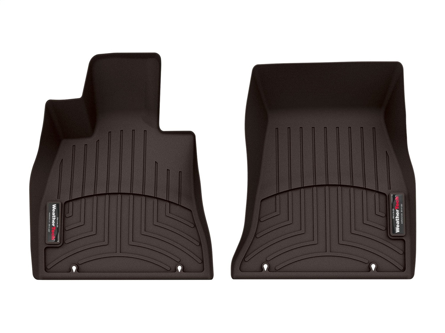 Weathertech - FloorLiner™ DigitalFit® Cocoa Front & Rear Set 21-24 Genesis G80 - 471659-1-2