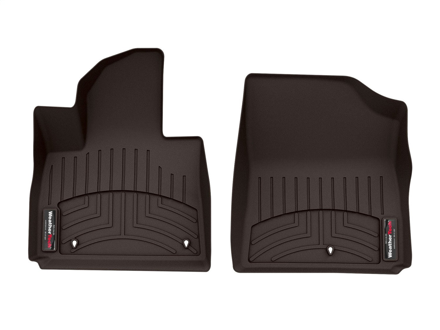 Weathertech - FloorLiner™ DigitalFit® Cocoa Front & Rear Set 21-23 Hyundai Santa-Fe - 471677-1-2