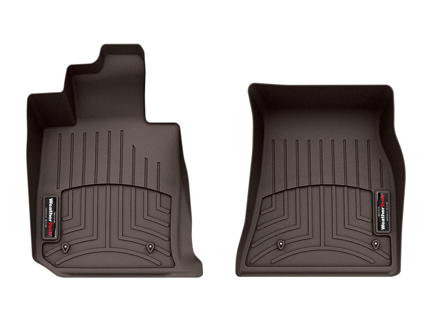 Weathertech - FloorLiner™ DigitalFit® Cocoa Front & Rear Set 22-25 BMW 2-Series / 23-25 BMW M2 - 471711-1-2