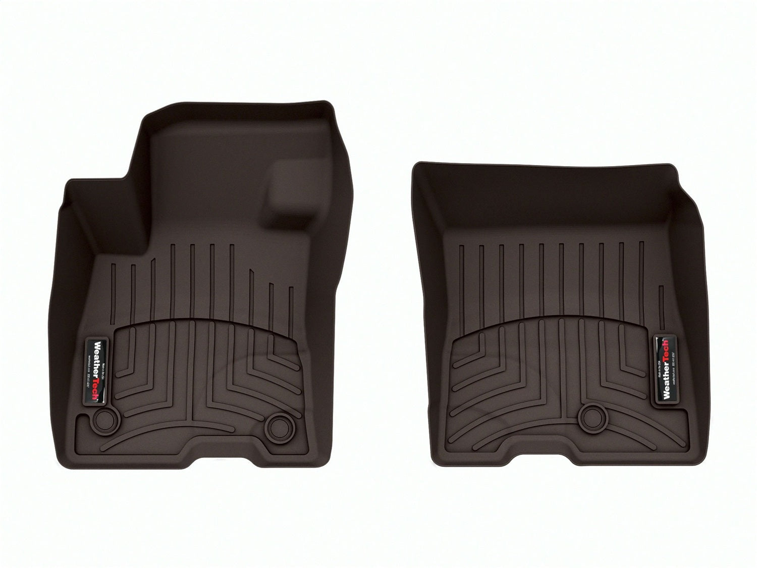 Weathertech - FloorLiner™ DigitalFit® Cocoa Front & Rear Set 22-25 Ford Maverick - 471745-1-2