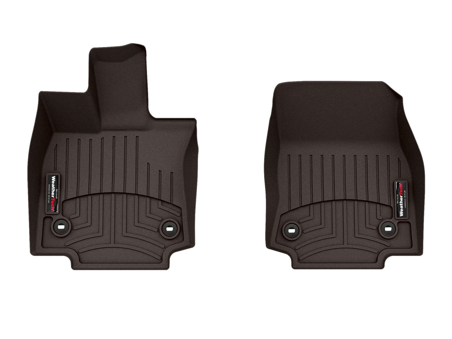 Weathertech - FloorLiner™ DigitalFit® Cocoa Front & Rear Set 23-25 Lexus RX - 471795-1-2