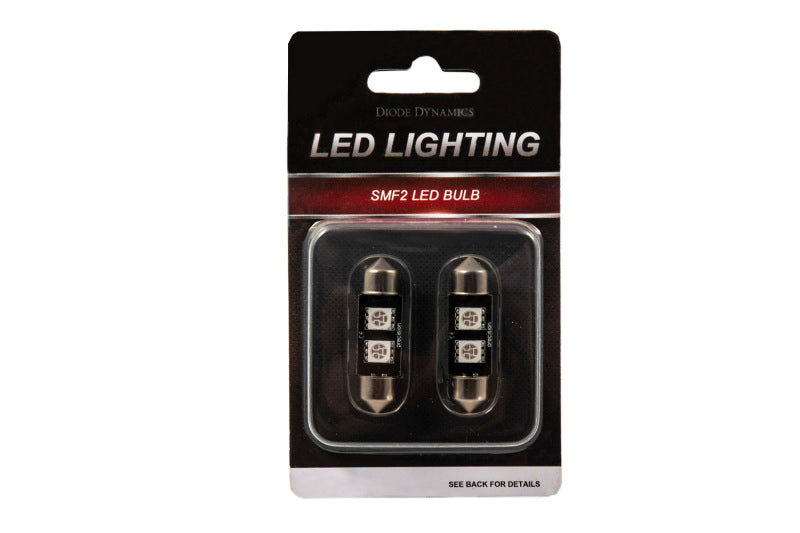 Diode Dynamics 36mm SMF2 LED Bulb - Red (Single) - DD0080S