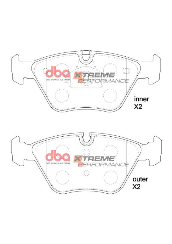 DBA 01-06 BMW 330i (E46) XP Performance Front Brake Pads - DB1522XP