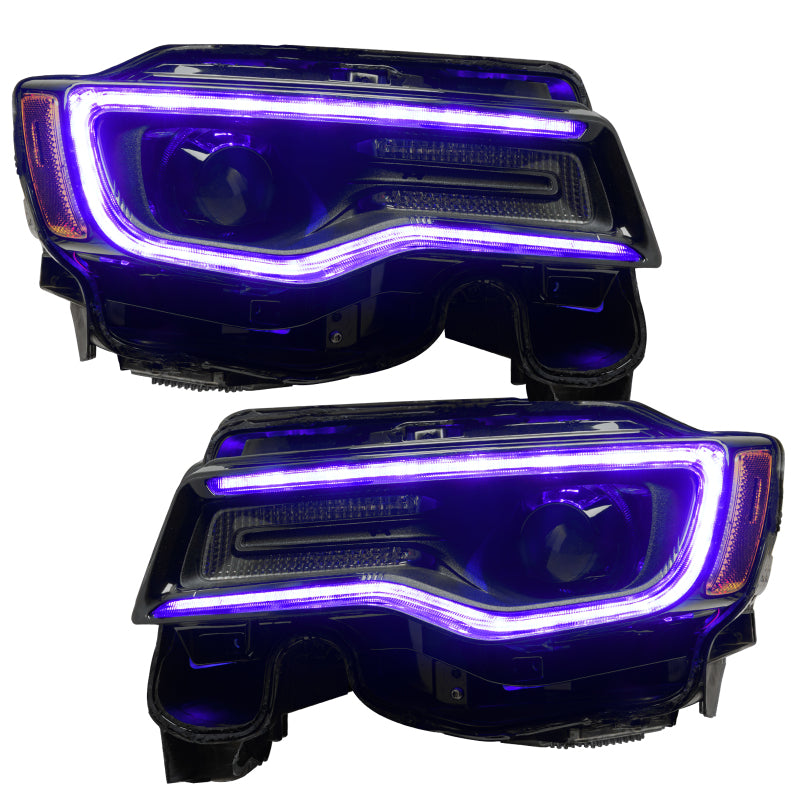 Oracle 1421 Jeep Grand Cherokee Dynamic Headlight DRL Upgrade Kit  ColorSHIFT Dynamic SEE WARRANTY - 1284-332