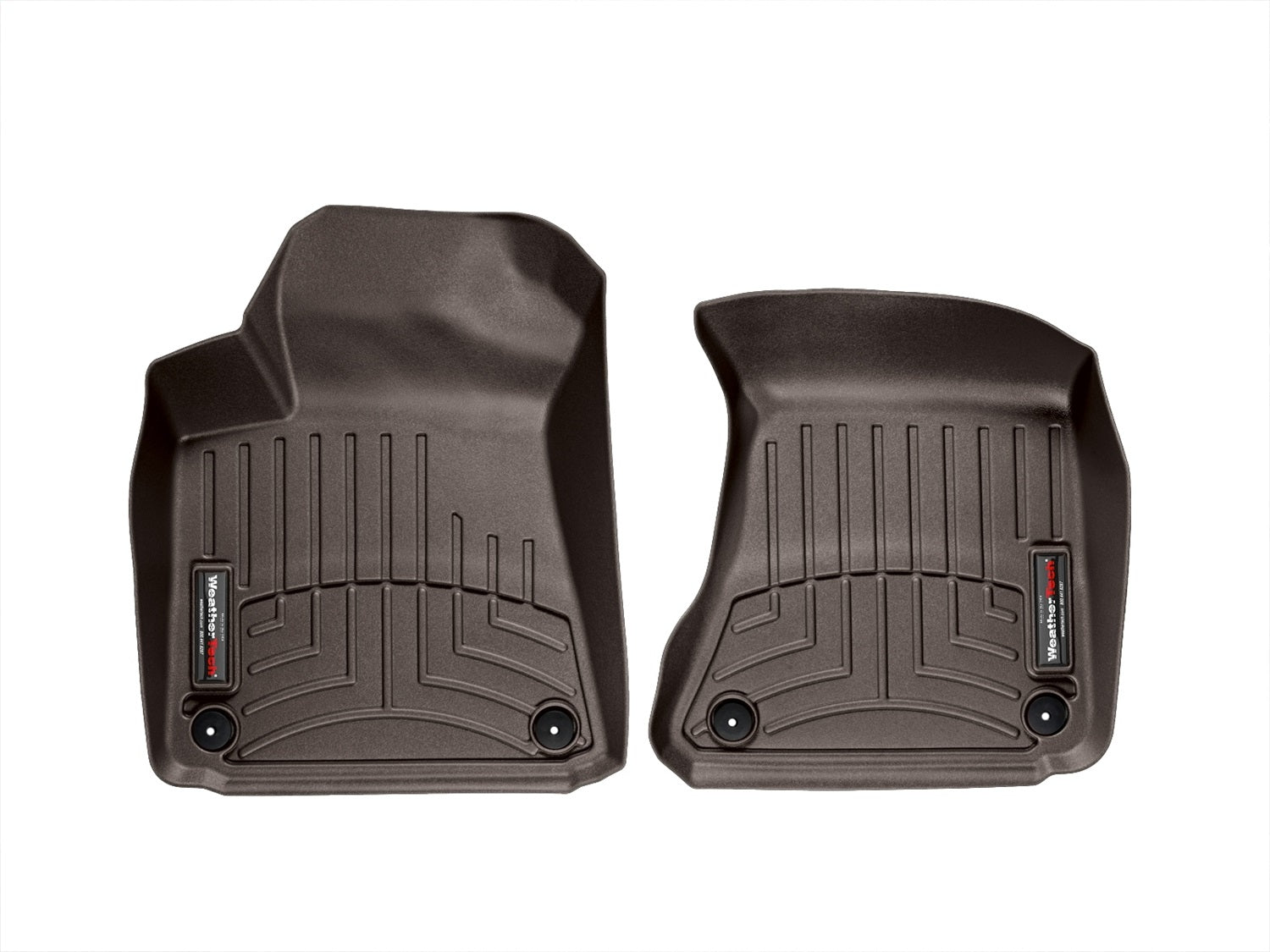 Weathertech - FloorLiner™ DigitalFit® Cocoa Front & Rear Set 11-18 Audi A8 - 47420-1-2