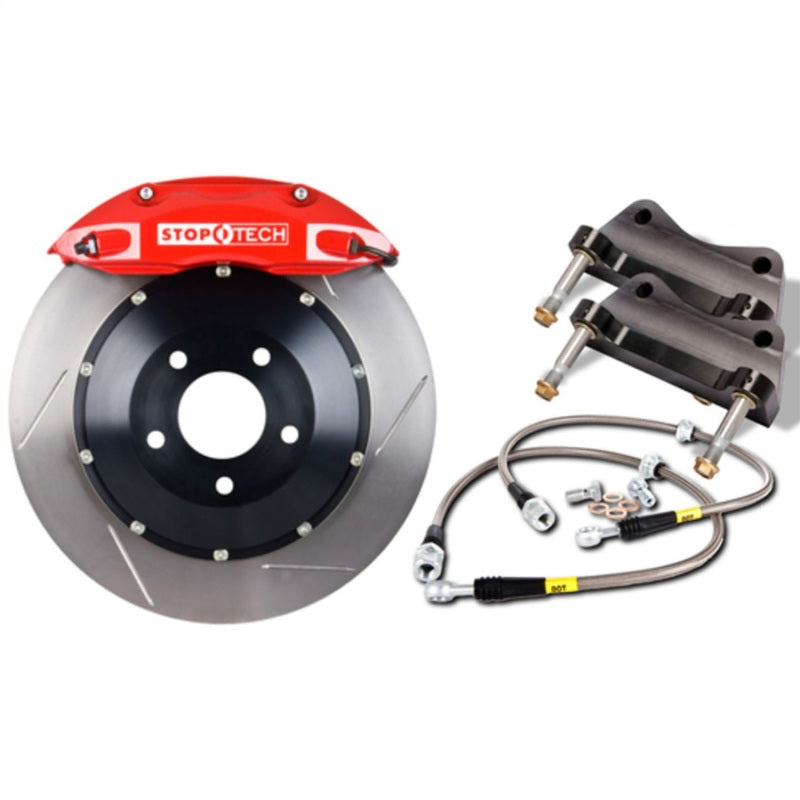 StopTech 03-05 350z (non-track) / 03-08 350z / 02-04 Infiniti G35 Track Rear BBK w/ Red ST-22 Calipe - 83.646.0023.71