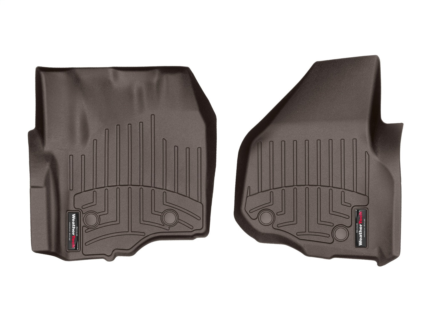 Weathertech - FloorLiner™ DigitalFit® Cocoa Front & Rear Set for F-250 / F-350 / F-450-Super-Duty / F-550-Super-Duty - 4