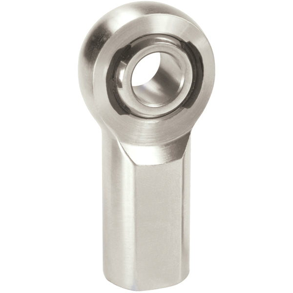 QA1 EX Series Endura Rod End - Female/Right Hand - .3125in Bore x 5/16-24 - Carbon Steel - EXFR5 by QA1 - front view