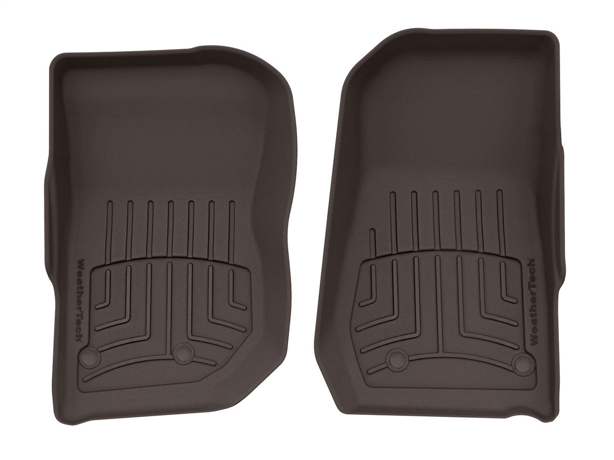 Weathertech - FloorLiner™ HP Cocoa Front & Rear Set 14-18 Jeep Wrangler - 475731IM-475733
