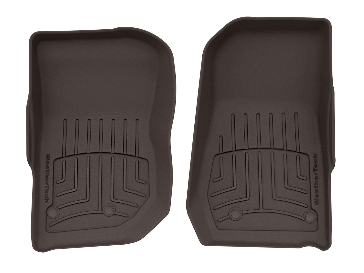 Weathertech - FloorLiner™ HP Cocoa Front & Rear Set 14-18 Jeep Wrangler - 475731IM-475733