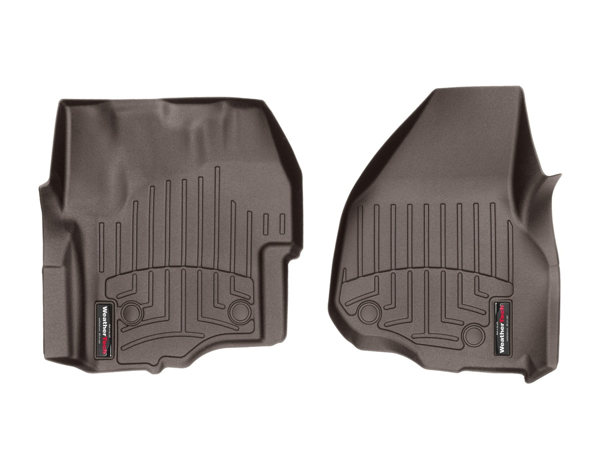 Weathertech - FloorLiner™ DigitalFit® - Cocoa Front 11-16 Ford F-250 / 11-16 Ford F-350 / 12-16 Ford F-450-Super-Duty - 