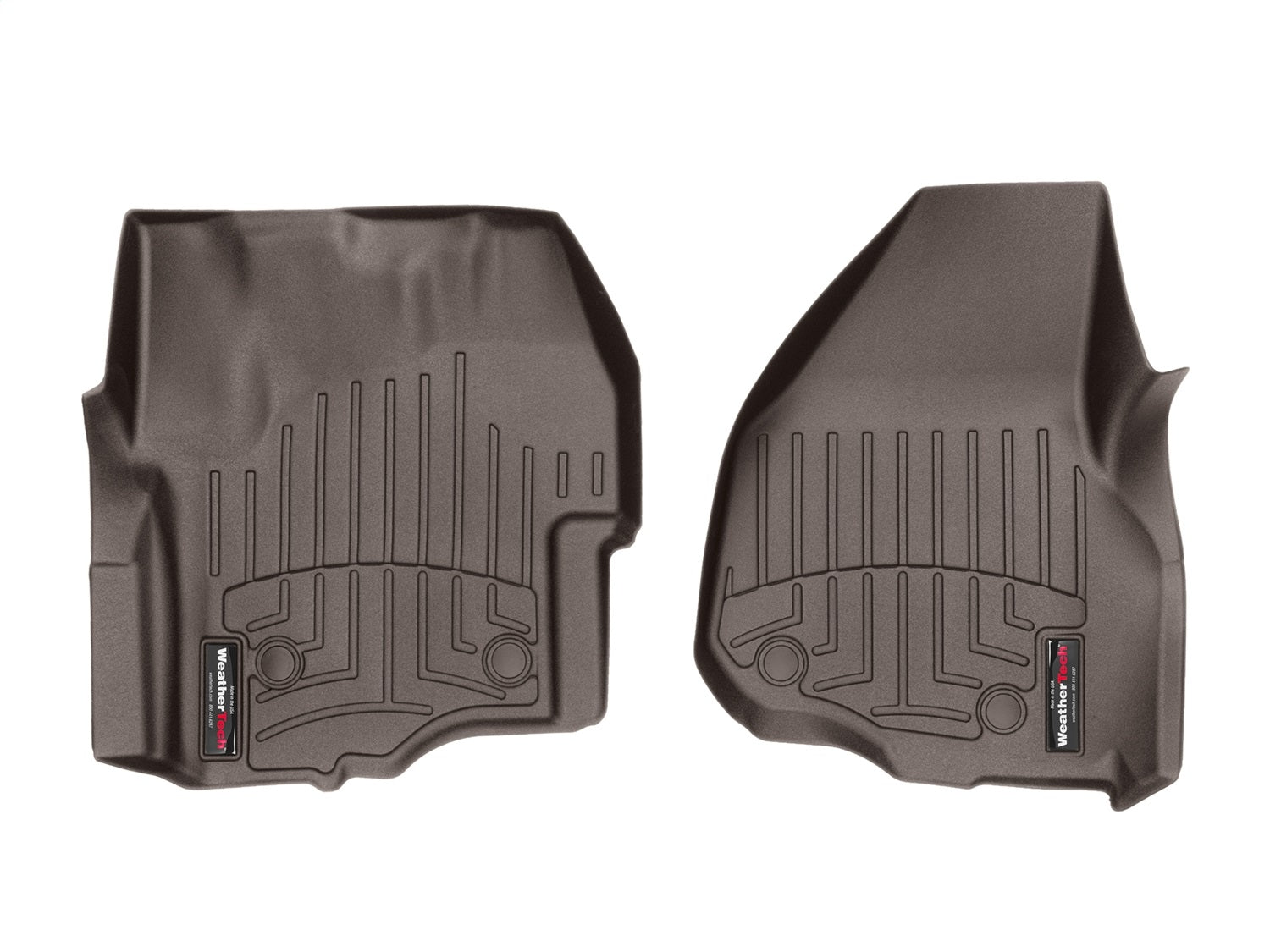 Weathertech - FloorLiner™ DigitalFit® - Cocoa Front 11-16 Ford F-250 / 11-16 Ford F-350 / 12-16 Ford F-450-Super-Duty - 