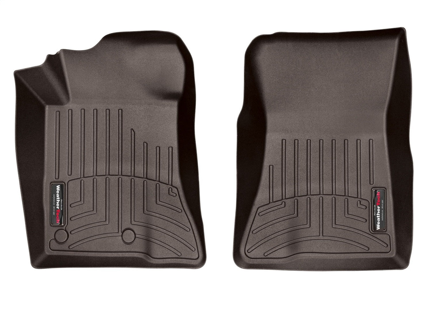 Weathertech - FloorLiner™ DigitalFit® Cocoa Front & Rear Set 15-26 Ford Mustang - 47699-1-2