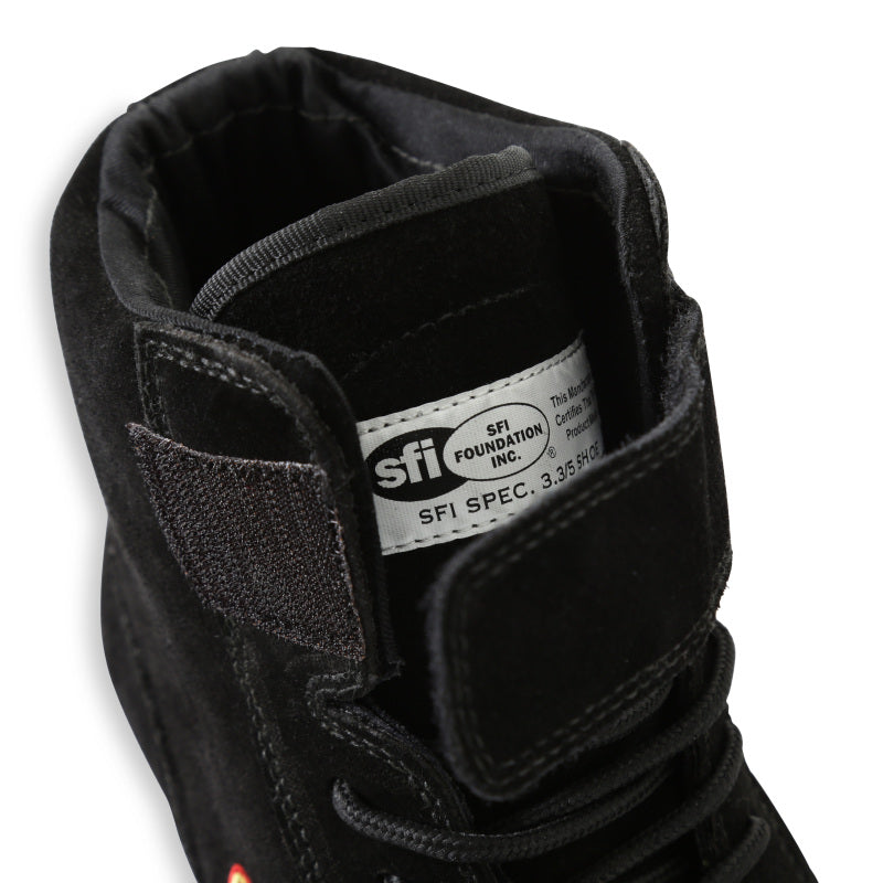 RaceQuip Black SFI Race Shoe 8.0 - 30300080RQP