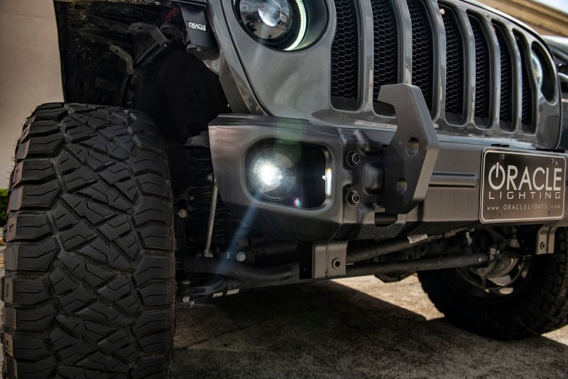 Oracle Jeep Wrangler JL/Gladiator JT Sport High Performance W LED Fog Lights - White SEE WARRANTY - 5847-001