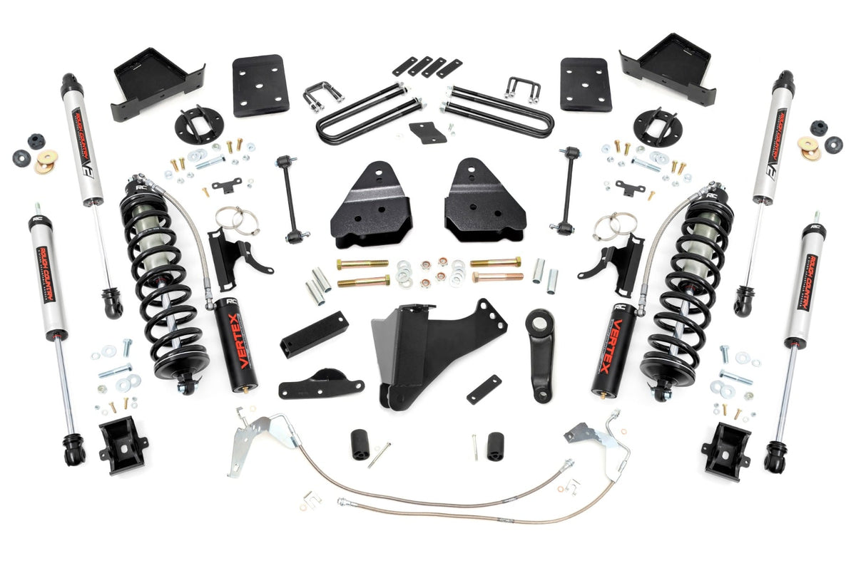 Rough Country - 4.5 Inch Lift Kit - W/O Overloads - C/O V2 - Ford F-250/F-350 Super Duty (08-10) - 47858