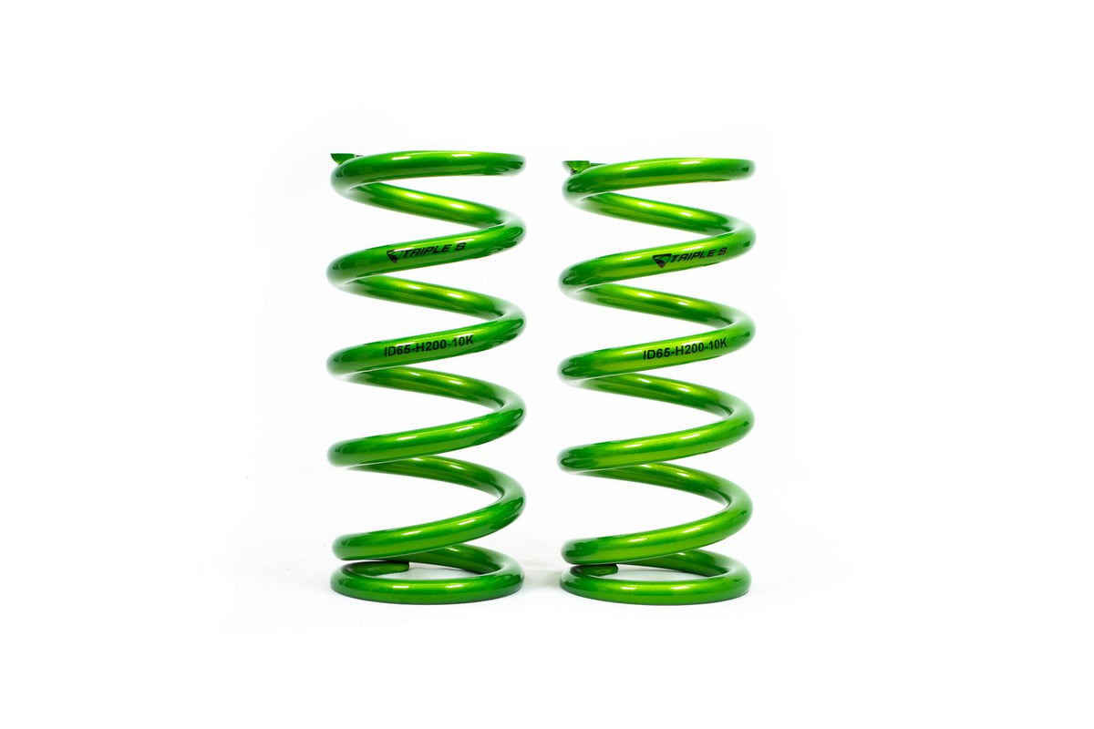 ISC Suspension Triple S Coilover Springs - ID65 180mm 10KG Rate - Pair - TS-ID65-180-10