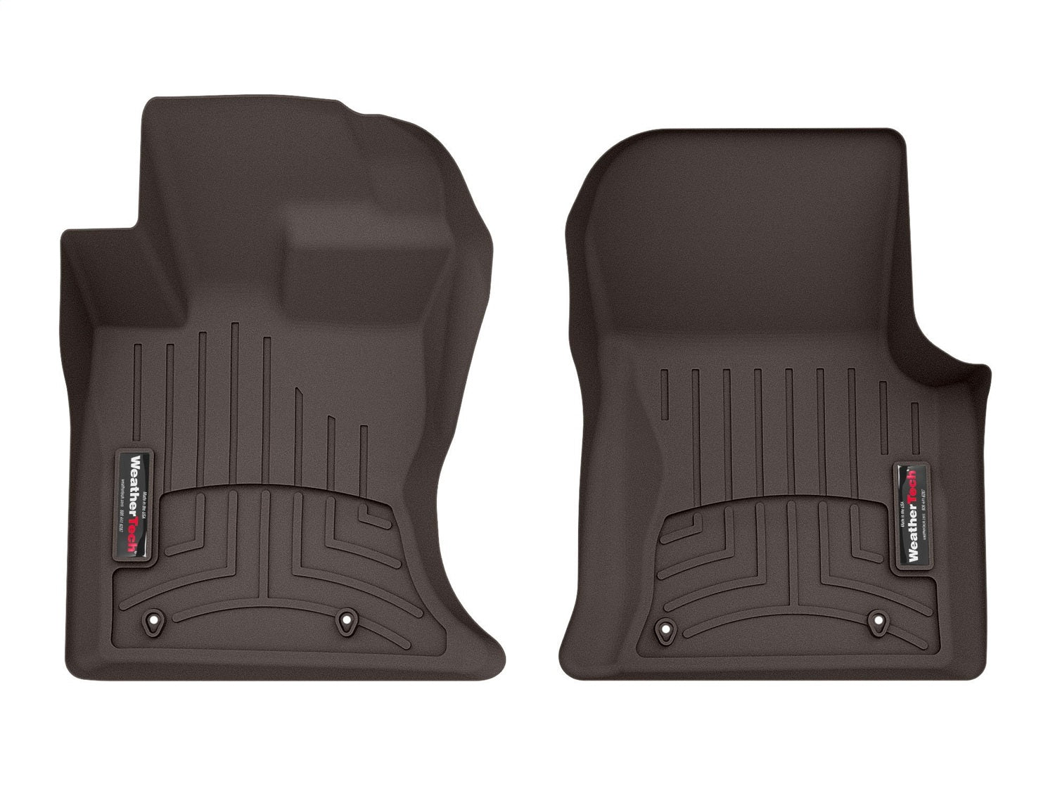Weathertech - FloorLiner™ DigitalFit® - Cocoa Front 17-20 Jaguar F-Pace / 18-20 Land Rover Range-Rover-Velar - 479631