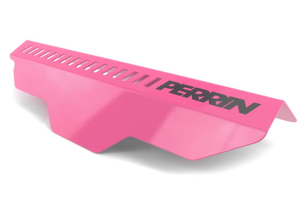 Perrin Subaru Pulley Cover (For EJ Engines) - Hyper Pink - PSP-ENG-150HP by Perrin Performance - front view