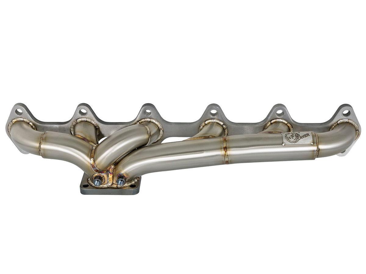 aFe Twisted Steel Header w/ Turbo Manifold 03-07 Dodge Diesel L6-5.9L - 48-32017
