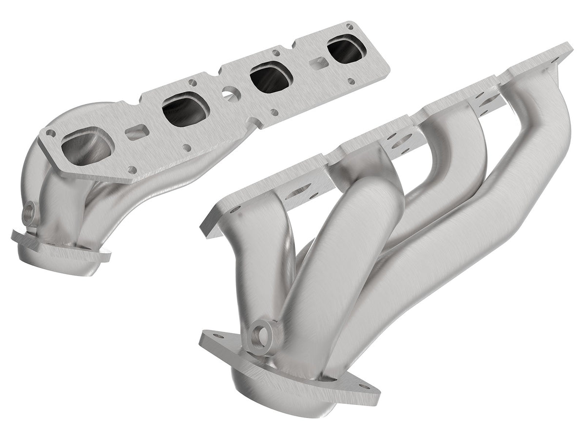 aFe Power Twisted Steel 304SS Shorty Header 09-18 Dodge Challenger / Charger V8-5.7L - 48-32021