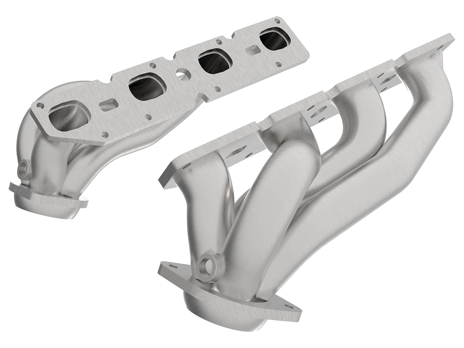 aFe Power Twisted Steel 304SS Shorty Header 09-18 Dodge Challenger / Charger V8-5.7L - 48-32021