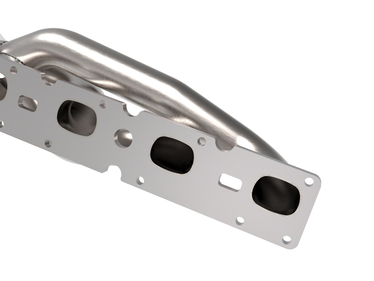 aFe Power Twisted Steel 304SS Shorty Header 19-21 Ram 2500/3500 V8-6.4L - 48-32029