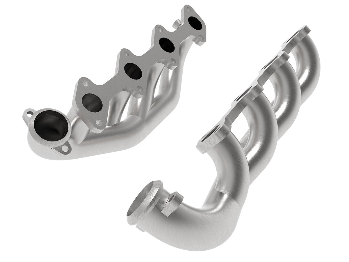 aFe Twisted Steel 1.75-2in 304 SS Headers 03-07 Ford Diesel Trucks V8-6.0L (td) - 48-33022