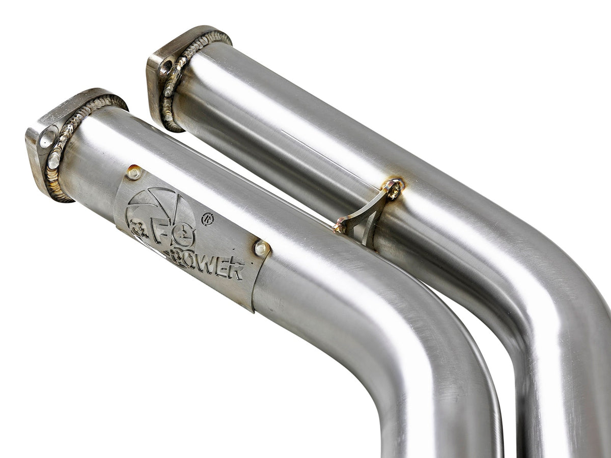 aFe Twisted Steel HDR X-Pipe SS-304 01-06 BMW M3 3.2L S54 - 48-36324