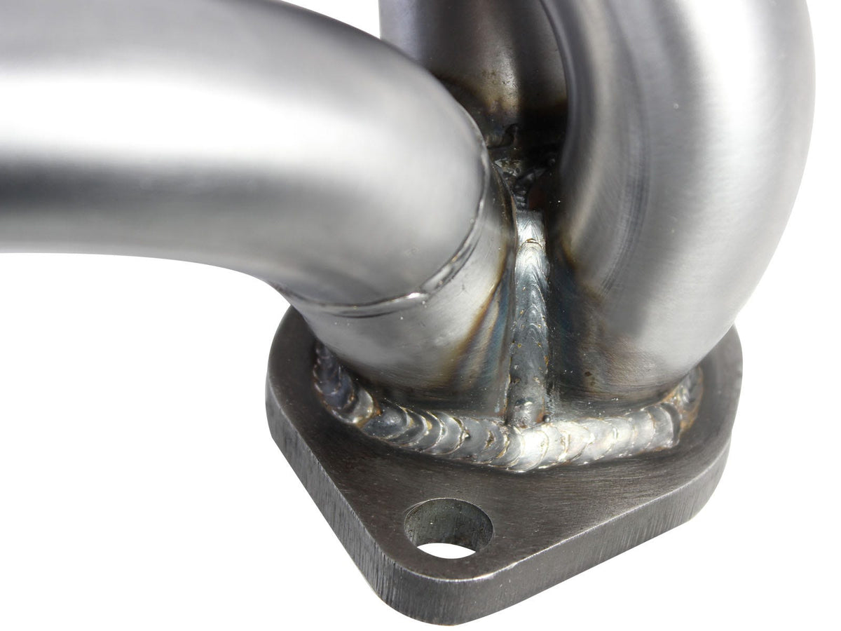 aFe Twisted Steel Header SS-409 HDR Jeep Wrangler JK 07-11 V6 3.8L - 48-46203