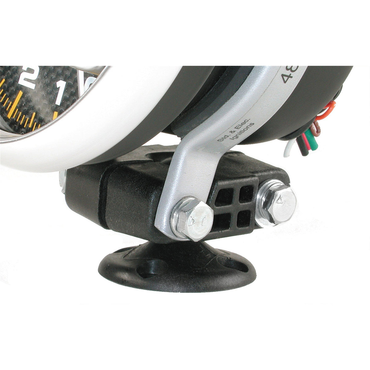 Autometer Black 5in Gauge Pedestal Mount for Tachometers - 48011