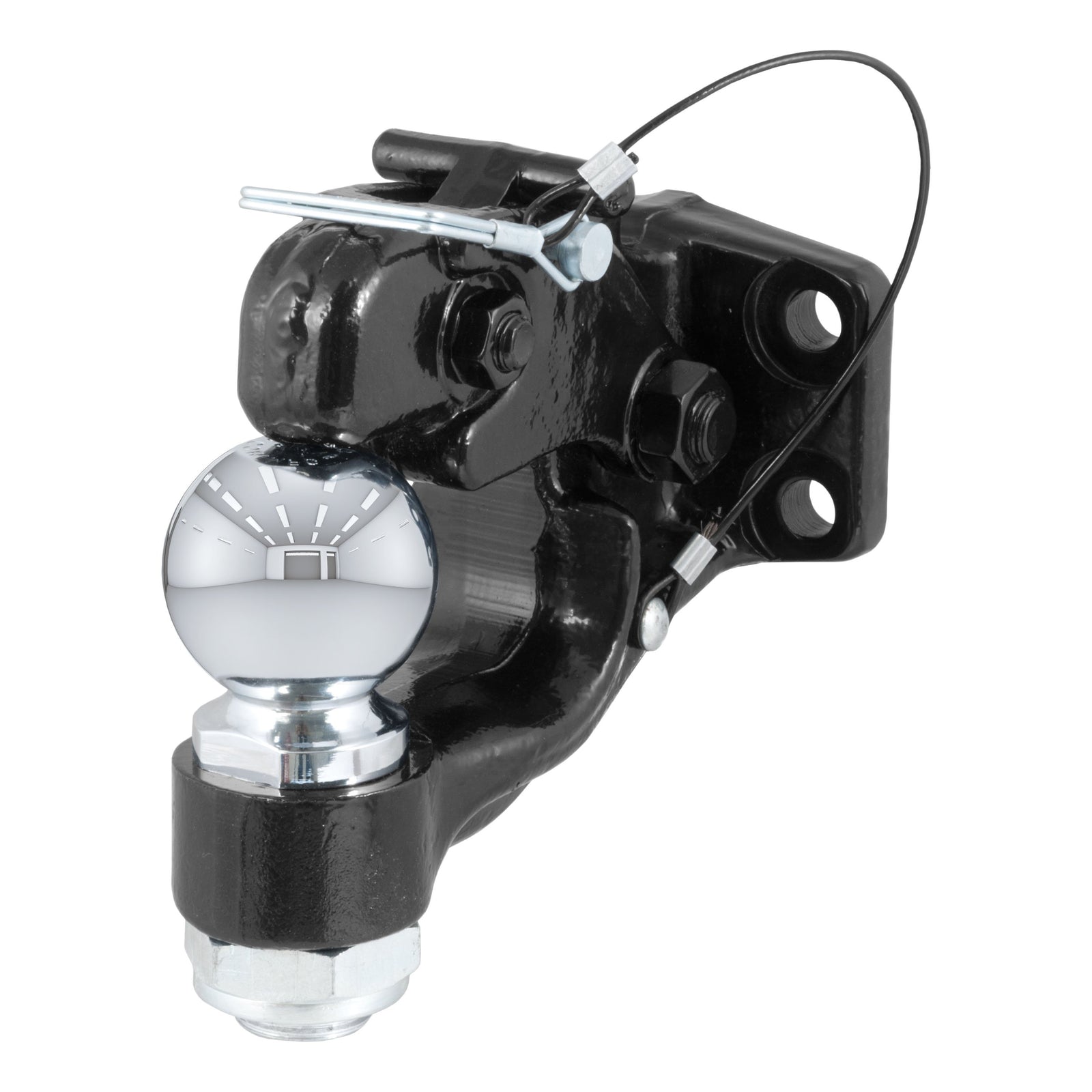 CURT 48200 Pintle Hitch with 2-5/16-Inch Trailer Ball, 16,000 lbs, Mount Required