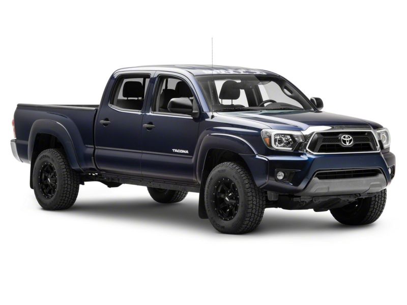 Raxiom 12-15 Toyota Tacoma Axial Projector Headlights w/ SEQL LED Bar- Blk Housing (Clear Lens) - TT21850