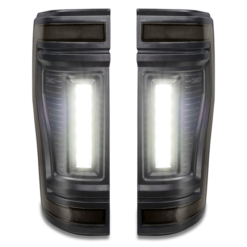 Oracle Lighting 17-22 Ford F-250/350 (Black Series) Flush Mount LED Tail Lights SEE WARRANTY - 5896-504-T