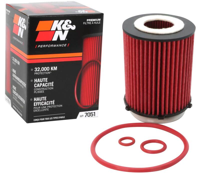 K&amp;N 13-23 Mercedes-Benz CLA250 2.0L L4 OIL FILTER - HP-7051