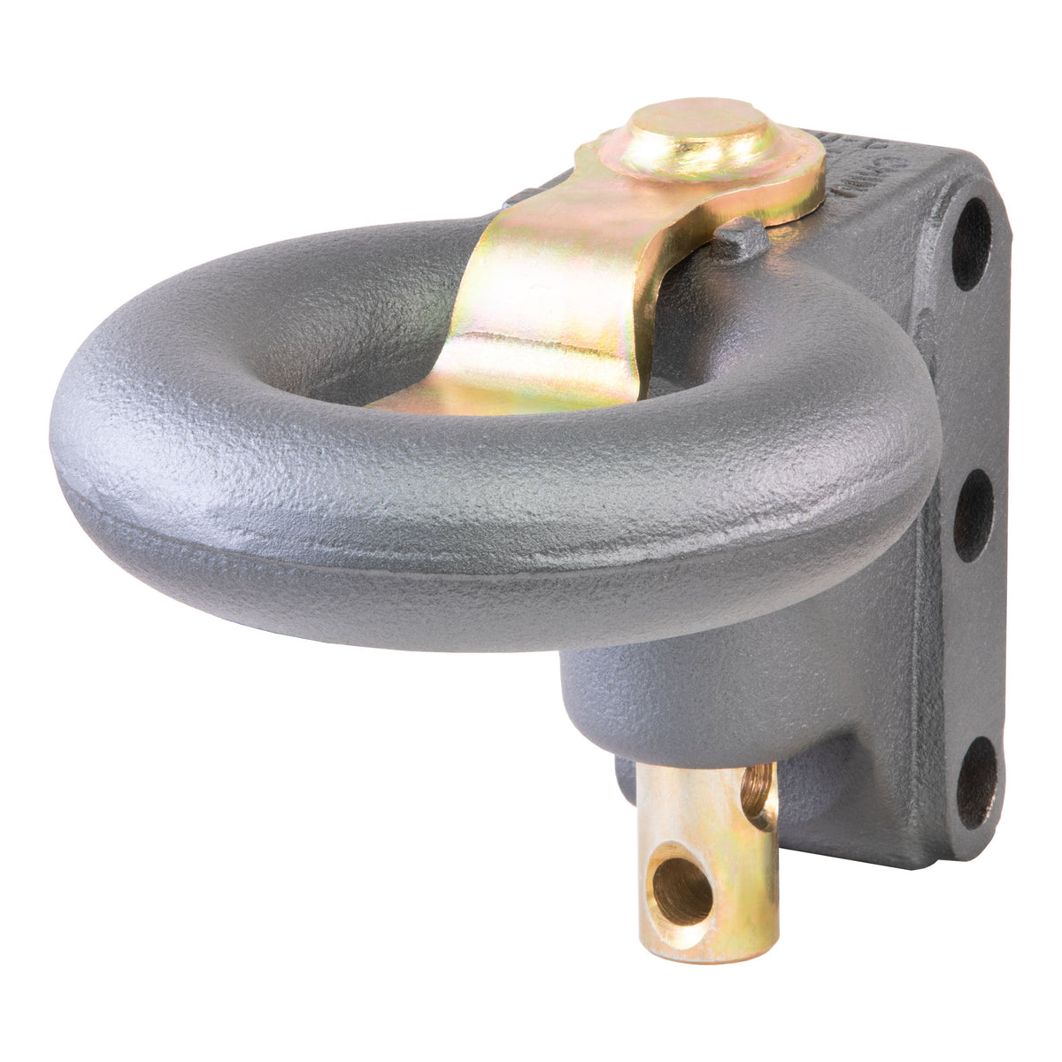 CURT 48626 SecureLatch Channel-Style Lunette Ring, 40,000 Pounds, 3-Inch ID