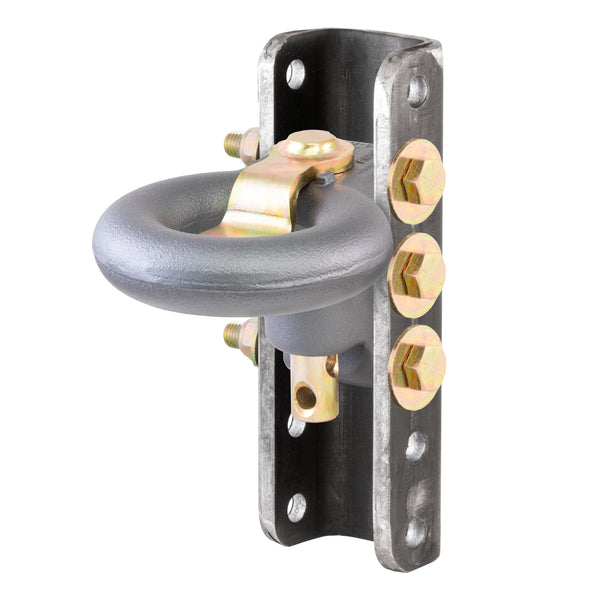 CURT 48641 SecureLatch Adjustable Lunette Ring with 11-3/4-Inch Channel 40,000 Pounds, 3-Inch ID