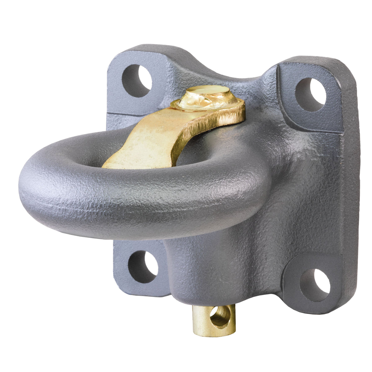 CURT 48661 SecureLatch Flush-Mount Lunette Ring, 60,000 lbs, 2-1/2-Inch ID