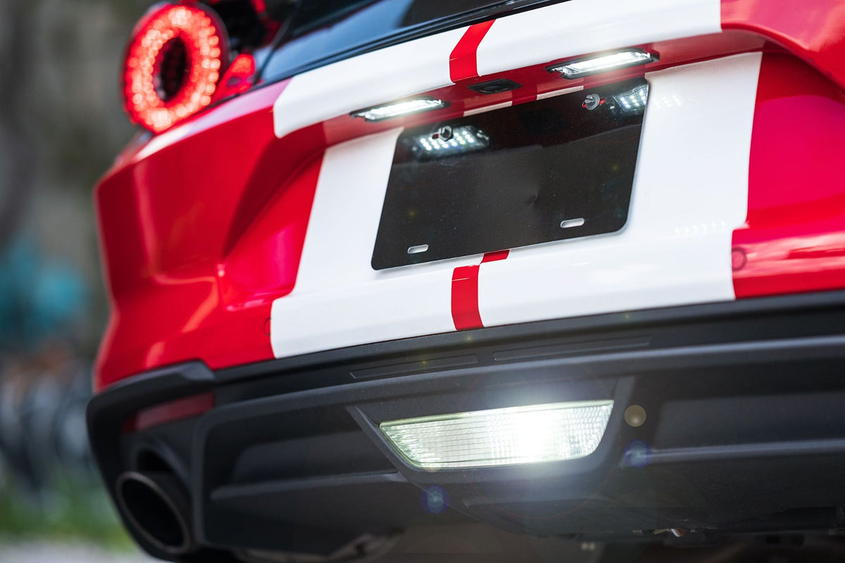Morimoto - XB LED License Plate Lights: Ford Mustang (15-20 / Set) - LF7910
