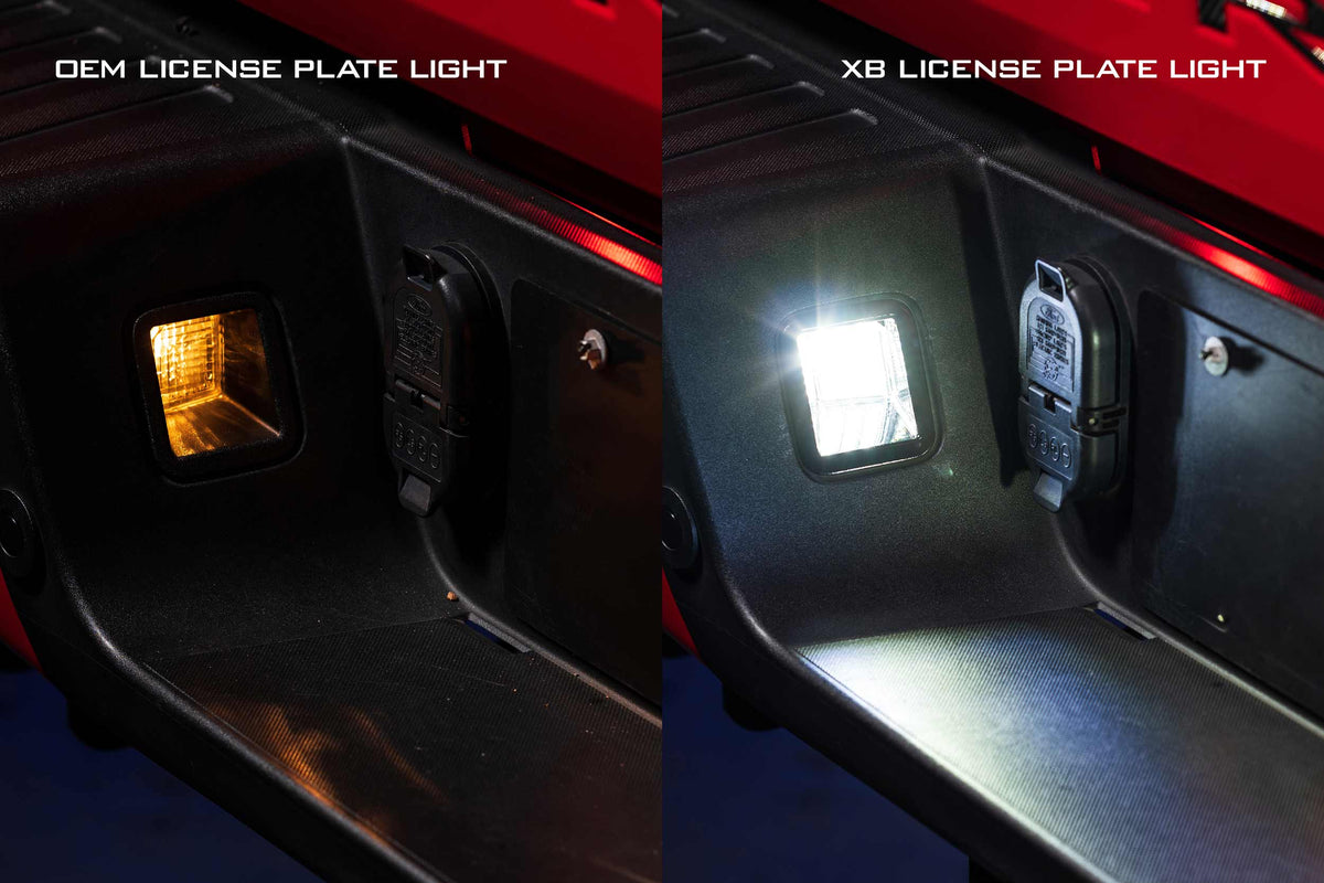 Morimoto - XB LED License Plate Lights: Ford Super Duty (17-22 / Set) - LF7925