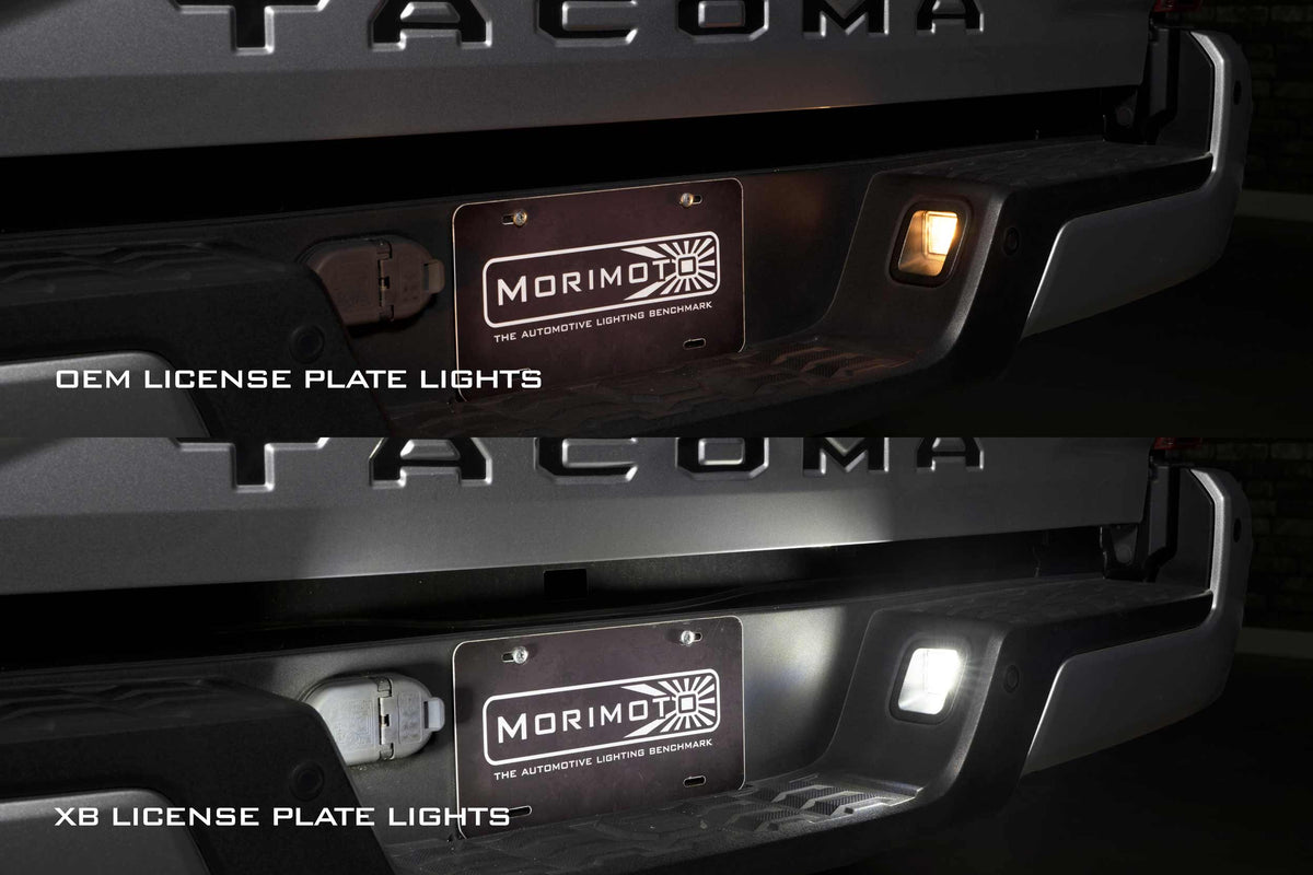 Morimoto - XB LED License Plate Lights: Toyota Tacoma / Tundra (Set) - LF7725