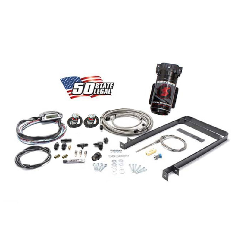 Snow Performance Univ. Stg 3 Boost Cooler Water Inj. Kit TD (SS Braided Line/4AN Fittings) w/o Tank - SNO-50100-BRD-T by Snow