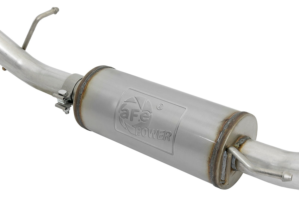 aFe Scorpion 2-1/2in Aluminized Steel Cat-Back Exhaust 07-18 Jeep Wrangler (JK) V6 3.6L/3.8L (2/4dr) - 49-08055