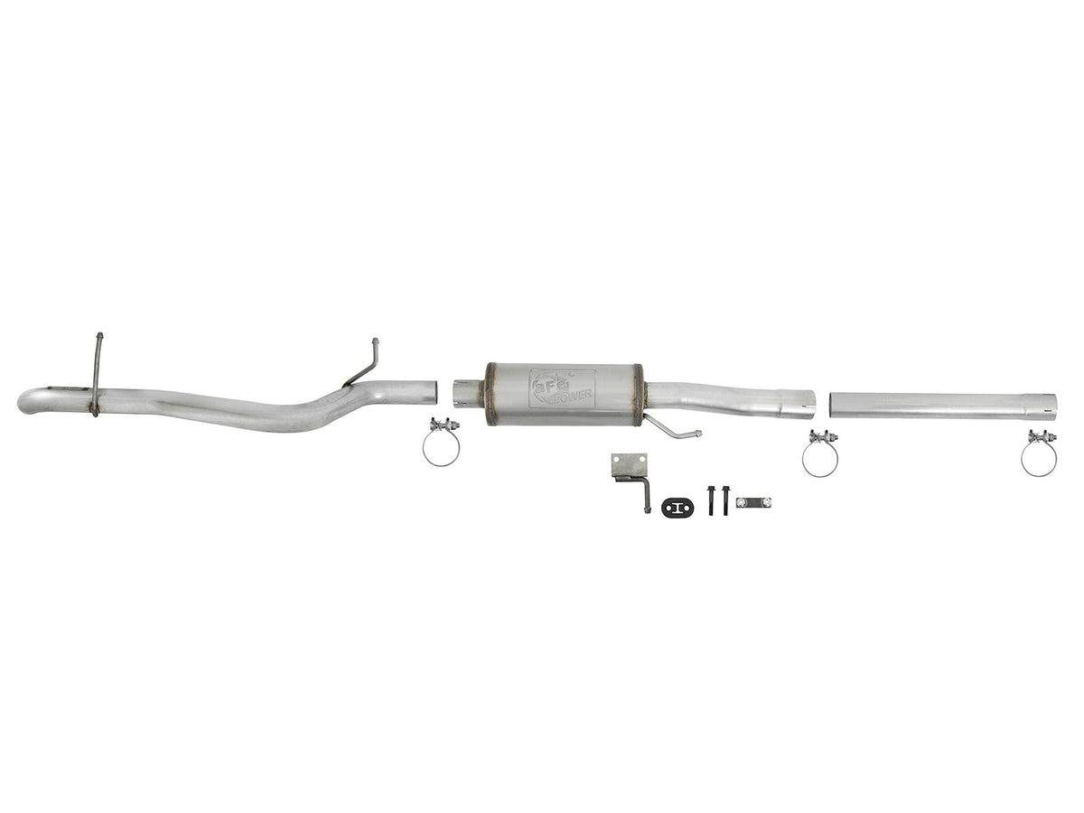 aFe Scorpion 2-1/2in Aluminized Steel Cat-Back Exhaust 07-18 Jeep Wrangler (JK) V6 3.6L/3.8L (2/4dr) - 49-08055